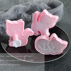 8pcs/Set Ocean Jungle Animal Cartoon Cookie Mold Cookie Cutter Baking Mold Diy Supplies Kids Gift Kitchen Baking Tool Xmas Decor