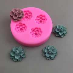 New Mini Cherry Blossom Peach Blossom Silicone Mold Mousse Cake Fondant Baking Tool Gypsum Glue Resin Clay DIY Decoration Mold