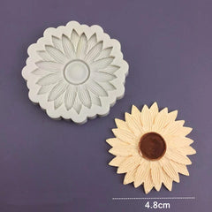 3 With Sakura Flower Shape Silicone Mold Sun Flower Fondant Chocolate Birthday Cake Decoration Baking Home Mold