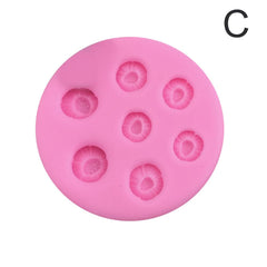 New Mini Cherry Blossom Peach Blossom Silicone Mold Mousse Cake Fondant Baking Tool Gypsum Glue Resin Clay DIY Decoration Mold